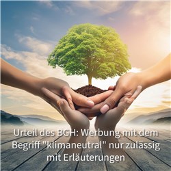 klimaneutral BGH Urteil 27.06.2024